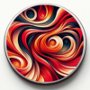 Coloured Round Coasters (Set of 4)
