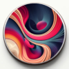 Coloured Round Coasters (Set of 4) - Image 2