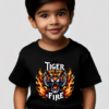 Kids - Tiger & Fire Tshirt - Image 2
