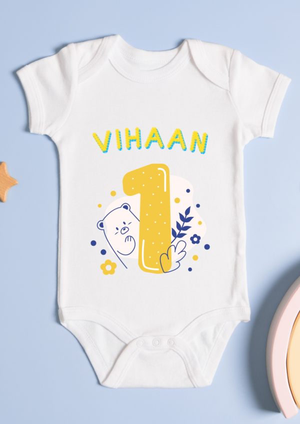 1st Month Birthday T-Shirts Personalised