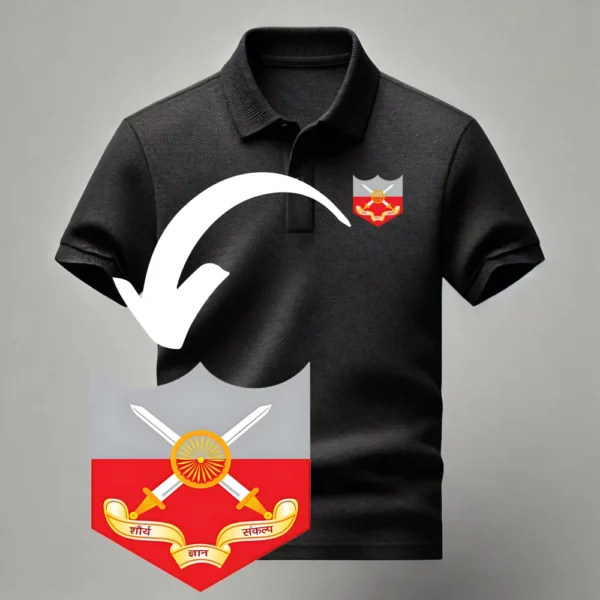 OTA Gaya Black Polo T-Shirt