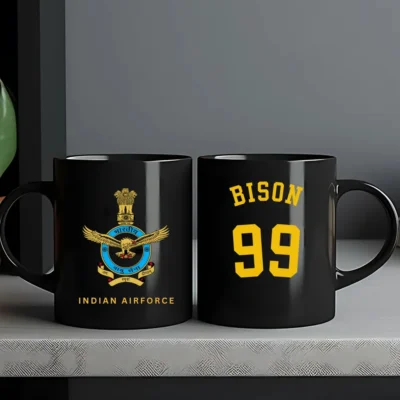 Brar Bisons Coffee Mug Black