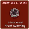 Brutal Bison Car Stickers