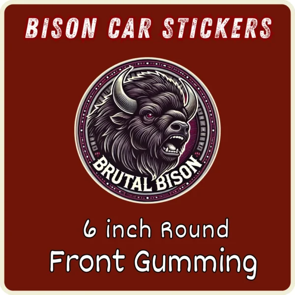 Basantar Brutal Bison Car Sticker