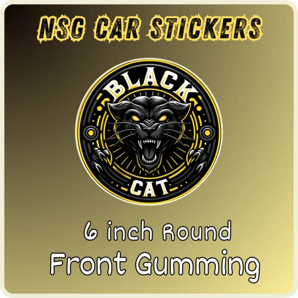 NSG Black Cat Commandos Car Sticker