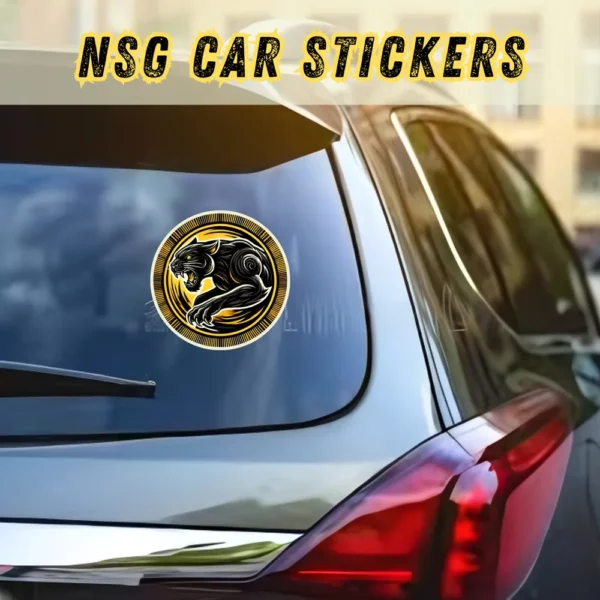 NSG Black Cat Commando Car Sticker