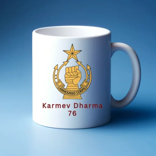 Armoured Regiment White Coffee Mug - Image 2