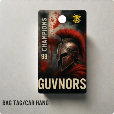 NDA 98 Guvnors Car Hang/ Bag Tag/ Luggage Tag