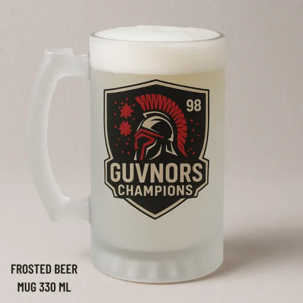 NDA 98 Guvnors Frosted Beer Mug(set of 2)