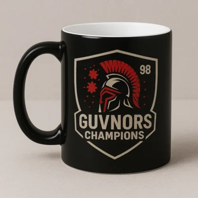 NDA 98 Guvnors Black Coffee Mug