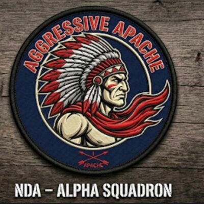 NDA Alpha Sqn Car Sticker